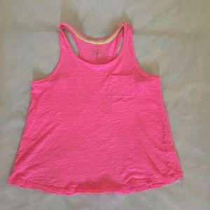 Girls Pink Justice Tank Top
